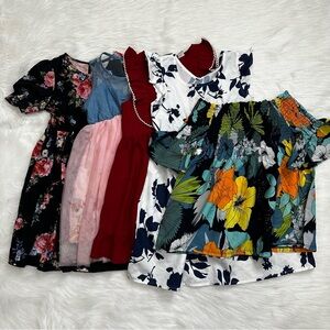 NWOT BUNDLE (5) Girls Toddler Size 6T-7T Summer Dress